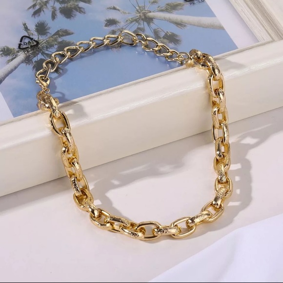 Necklace Women Goth Fashion Geometry Chocker - Picture 2 of 4